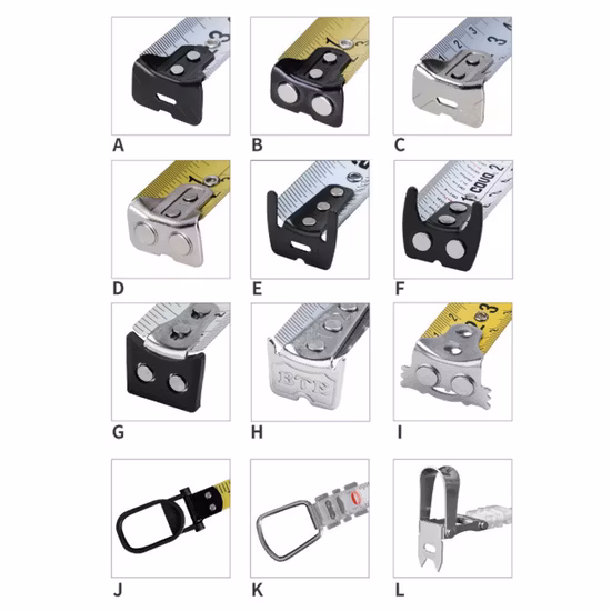 Рулетка с магнитным крючком в корпусе из нержавеющей стали (WW-TMC18)